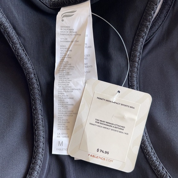 FableticsTrinity High-Impact Sports Bra - Picture 10 of 11